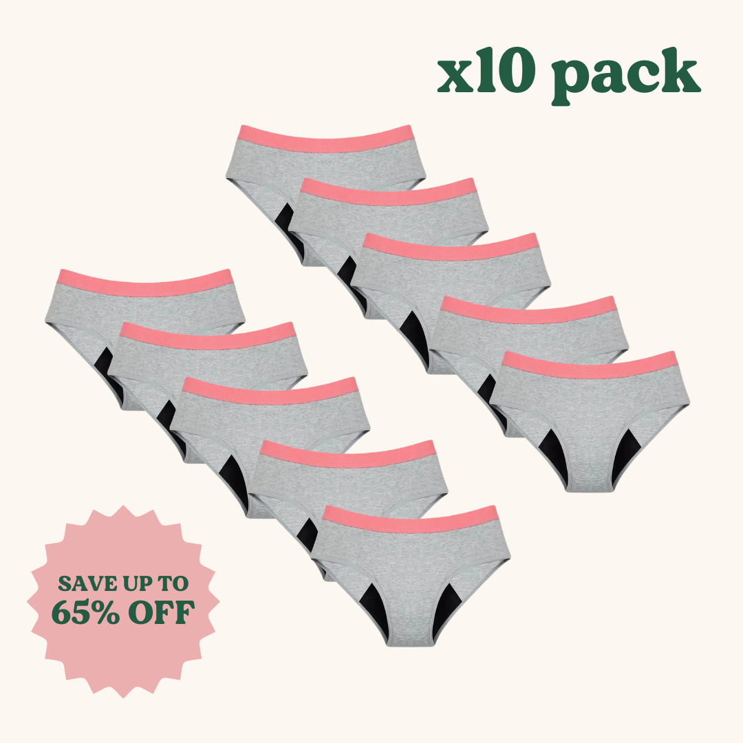 x10 Pack | Teen Period Underwear