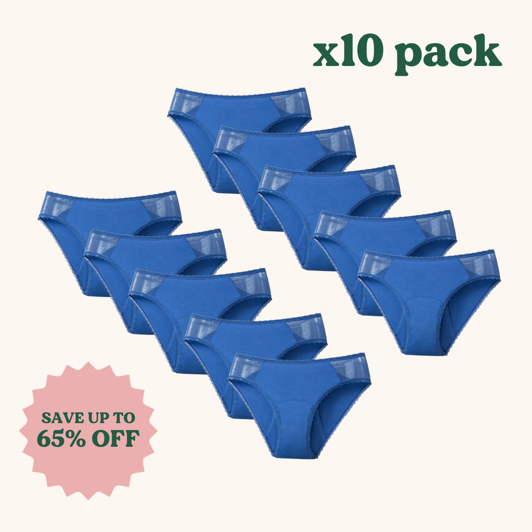 x10 Pack | Brief Period Underwear