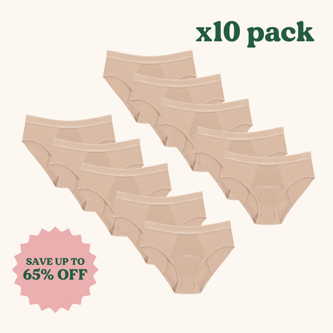 x10 Pack | Classic Period Underwear