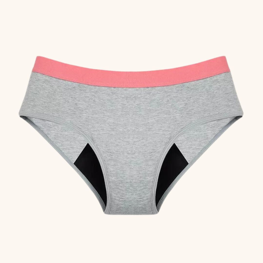 Thinx BTWN) Teen Period Underwear - Brief Panties Grey